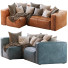 Sofa Article Mello Taos Brown Right Arm Corner Sectional - Paramatma