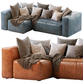 Диван Article Mello Taos Brown Right Arm Corner Sectional