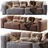 Sofa Article Mello Taos Brown - Paramatma