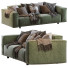Sofa Papadatos Hills Green - Paramatma