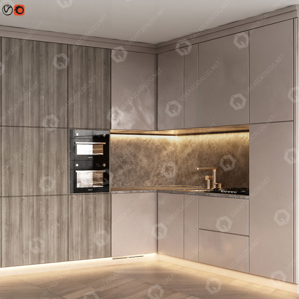 Küche Furniture 002 3D-Modell