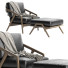Armchair and Ottoman Dare Studio Katakana Black - Paramatma