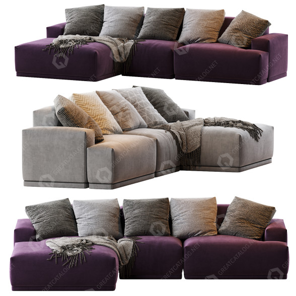 Sofa Muuto Connect 3D model