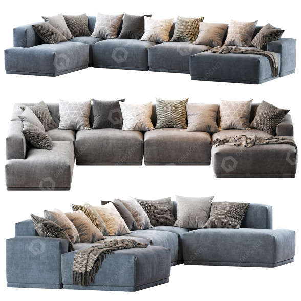 Sofa Muuto Connect 4 3D-Modell
