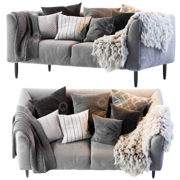 Диван Blaze 3 Seater 3D модель