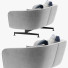 Sofa Kartell Betty Piero Lissoni Gray - Paramatma