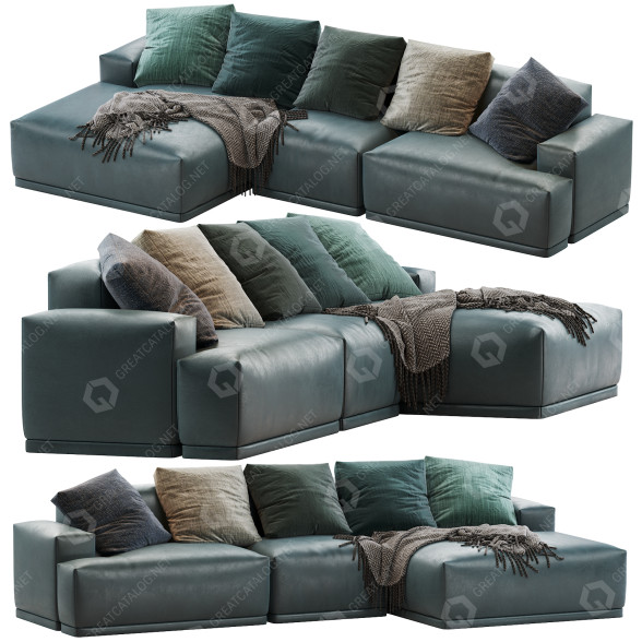 Диван Muuto Connect 3D модель