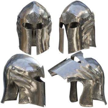 Visored Barbuta