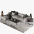 Wohnbereich B&B Italia Michel - Abdulloh3D