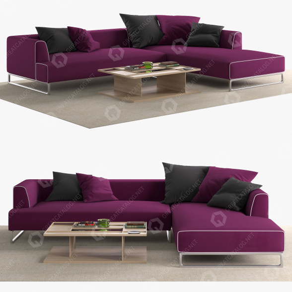 Salon B&B Italia Solo 14 model 3D