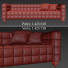 Sofa Wittmann Kubus 3-Seater - Abdulloh3D