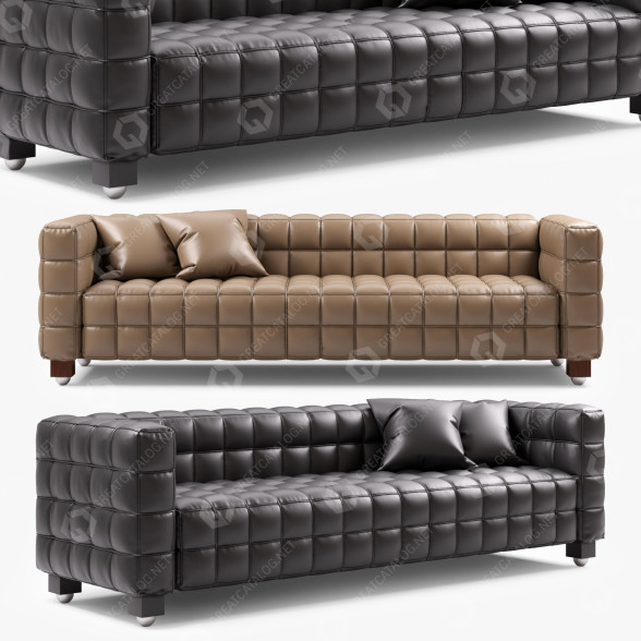 Sofa Wittmann Kubus 3-Seater model 3D