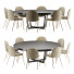 Table and Chairs Dining Set 2 - Abdulloh3D