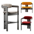 Sillón, taburete de bar y silla Gallotti&Radice Conjunto - Abdulloh3D