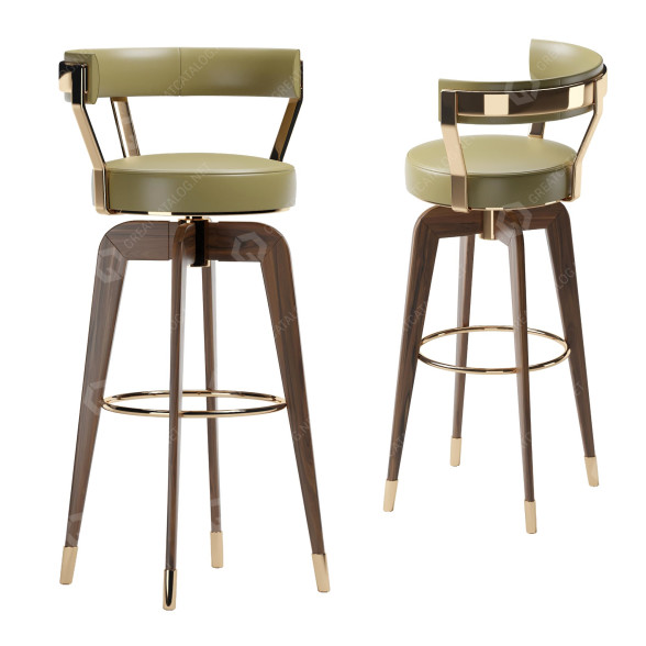 Барний стілець Mezzo Collection Gilmore 3D модель