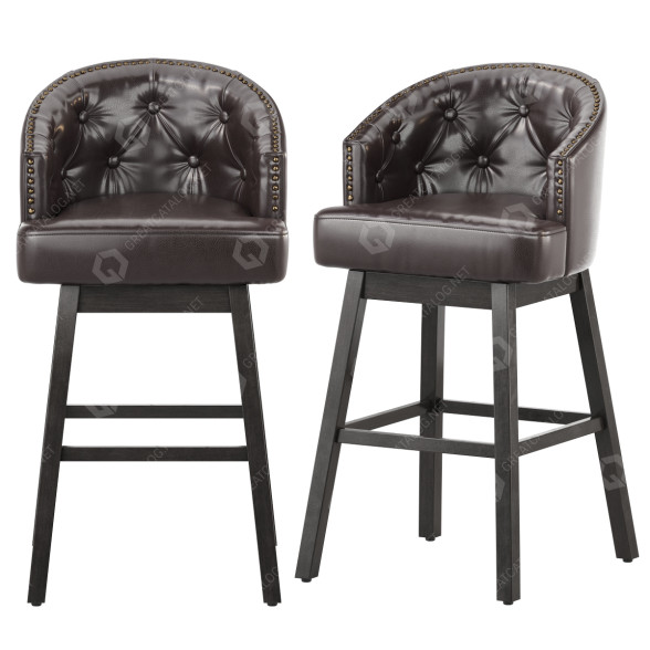 Tabouret de bar GDF Studio Westman Contemporary Tufted modèle 3D