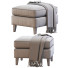 Ottoman Pottery Barn Beverly - Paramatma