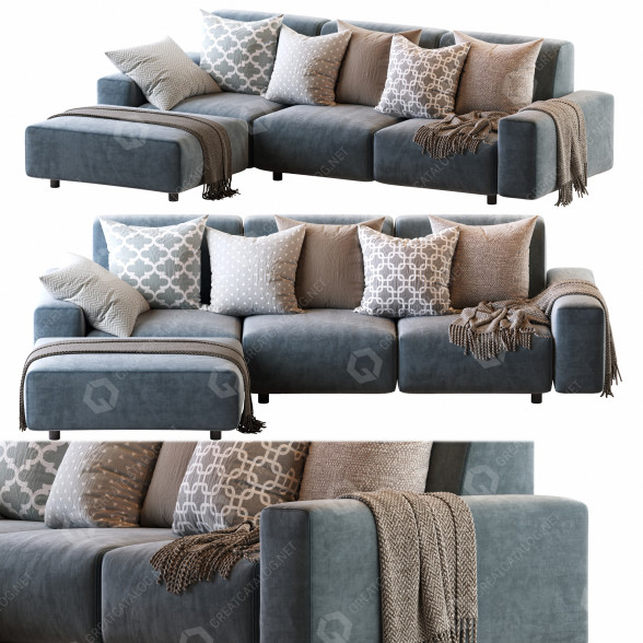 Sofa Papadatos Aston 02 model 3D