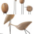 Statuettes Warm Nordic Beak Bird Teak - Paramatma