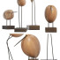 Statuettes Warm Nordic Beak Bird Teak - Paramatma
