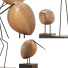 Statuettes Warm Nordic Beak Bird Teak - Paramatma