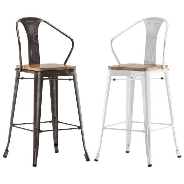 Bar Stool Acme Furniture Jakia 3D model