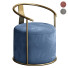 Sessel Modern Round in Gold - bobur extrude