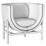 Fotel Casala Capsule Lounge - bobur extrude