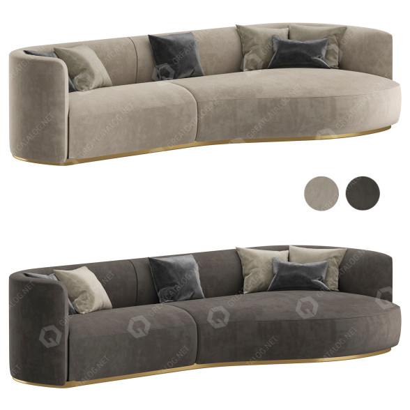 Sofa 1stDibs Contemporary Hand Tailored model 3D