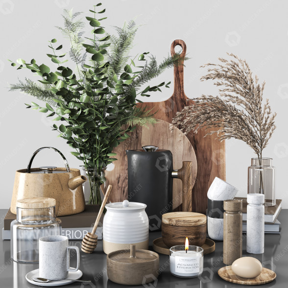 Декор Kitchen Accessories 013 3D модель
