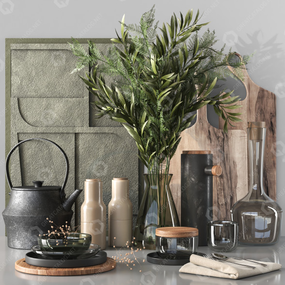 Декор Kitchen Accessories 016 3D модель