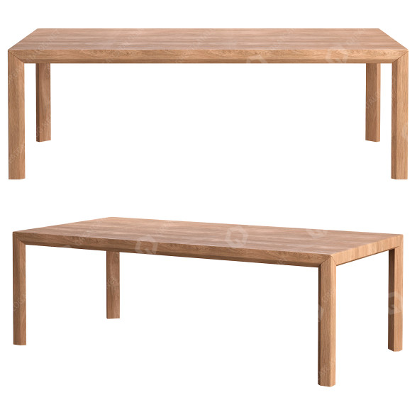 Tabelle Baker McGuire Antoine 3D-Modell