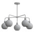 Żyrandol West Elm Sculptural Glass 5 Light - bobur extrude