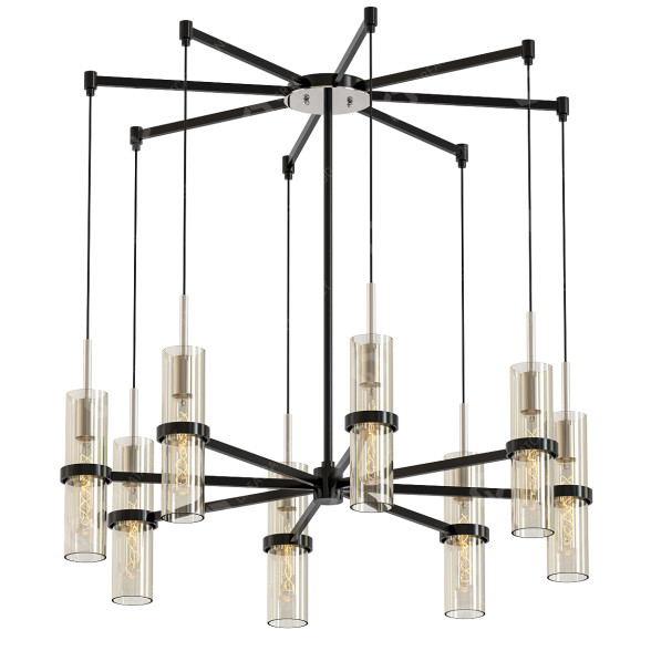 Chandelier Troy Lighting Xavier 3D model