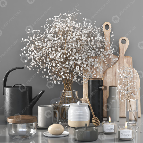 Декор Kitchen Accessories 07 3D модель