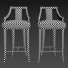 Bar Stool Carlyle Collective Eanda Gray - Abdulloh3D