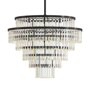 Люстра Pottery Barn Gemma Crystal Round