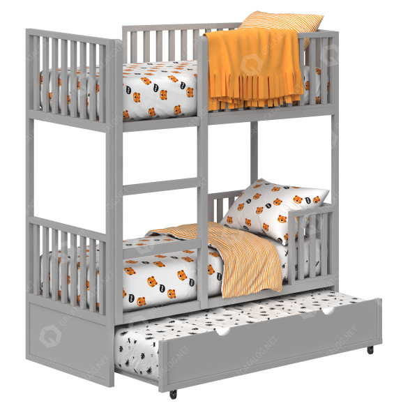 Bett Muskinha Benliche 3D-Modell