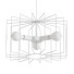 Chandelier Cage Wire Color Gold - DIX studio