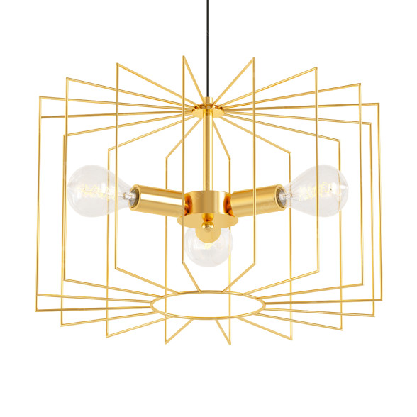 Chandelier Cage Wire Color Gold 3D model