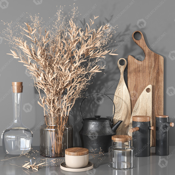 Декор Kitchen Accessories 015 3D модель
