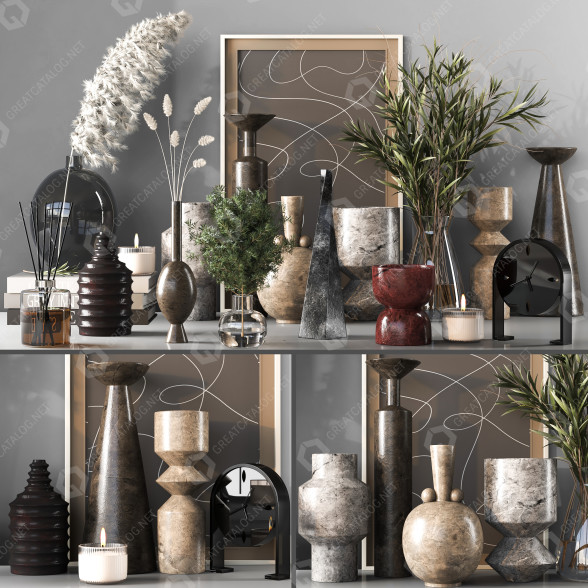 Декор Set 010 3D модель