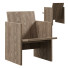 Sessel Contemporary Solid Black Walnut - jasurmansurovich3d
