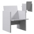 Sessel Contemporary Solid Black Walnut - jasurmansurovich3d