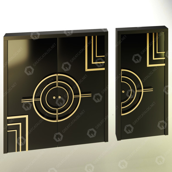 Puertas Metal Set 02 Modelo 3D