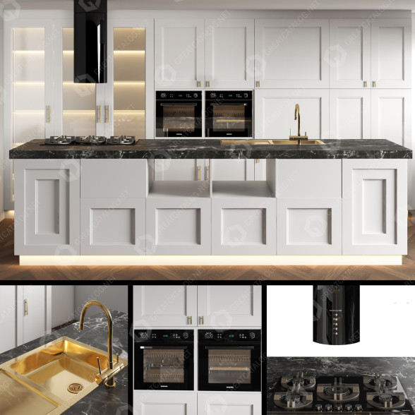 Kuchnia Furniture 003 model 3D
