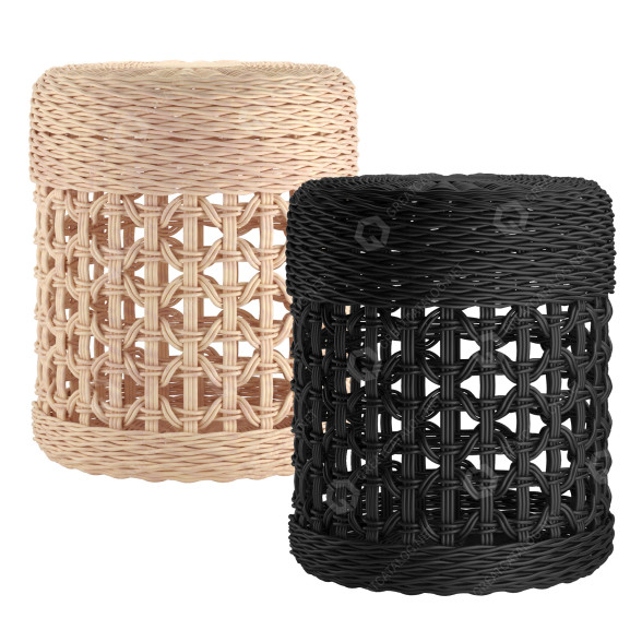 Korb Wicker 3D-Modell