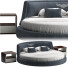 Cama y mesitas de noche Luxury Living Group Avebury Bentley - Basit-3d