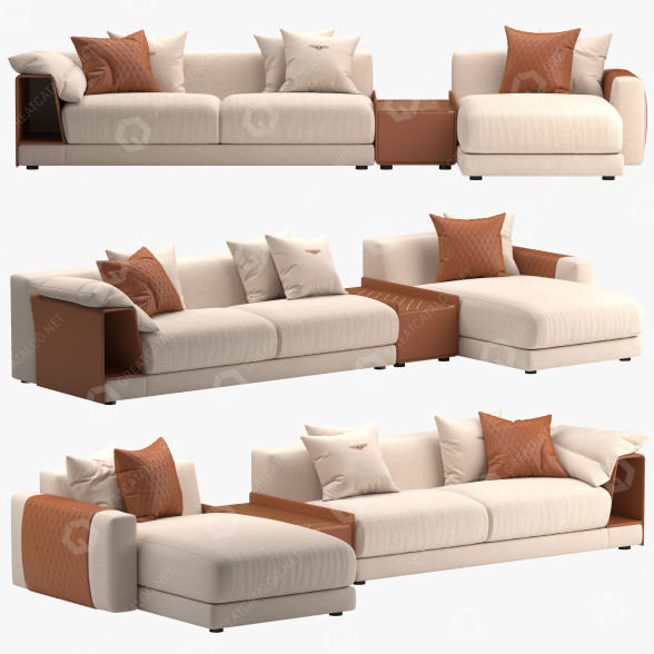 Sofa Luxury Living Group Stowe 3D model