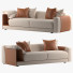Sofá Luxury Living Group Stowe Bentley - Basit-3d